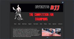 Desktop Screenshot of eventsbjj.com